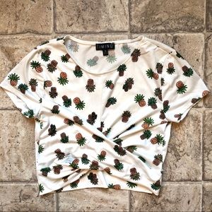 Pineapple crop top